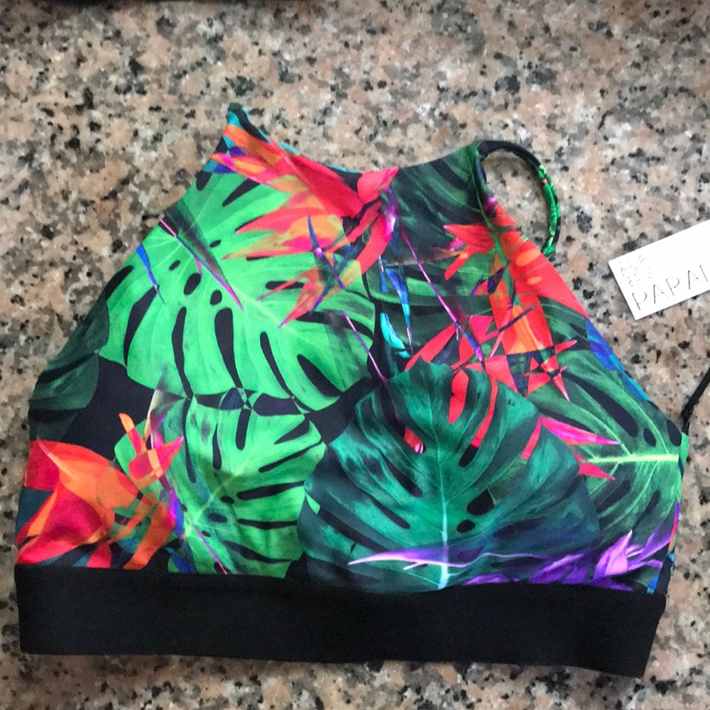 Top. Workout or Swim. Tropical